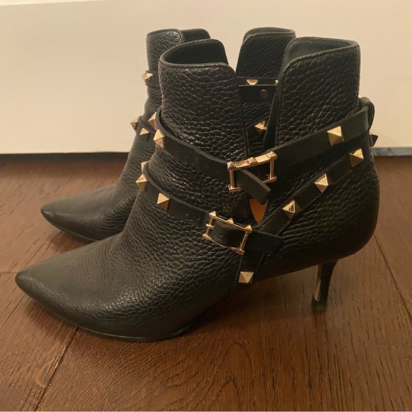 Valentino Rockstud Ankle Boots - Picture 2 of 6